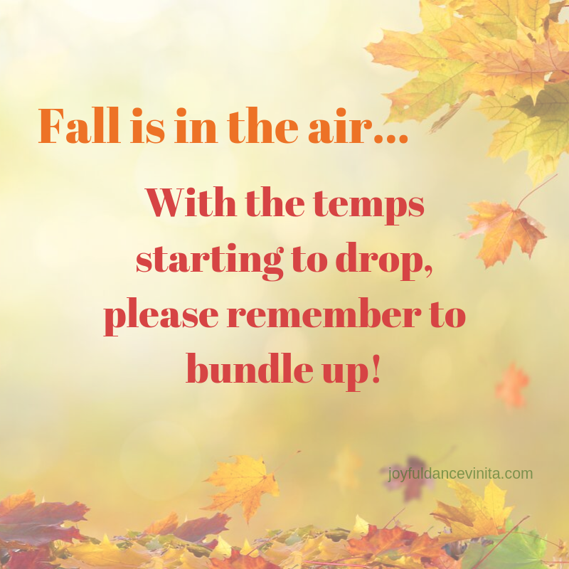 Fall is in the air!
